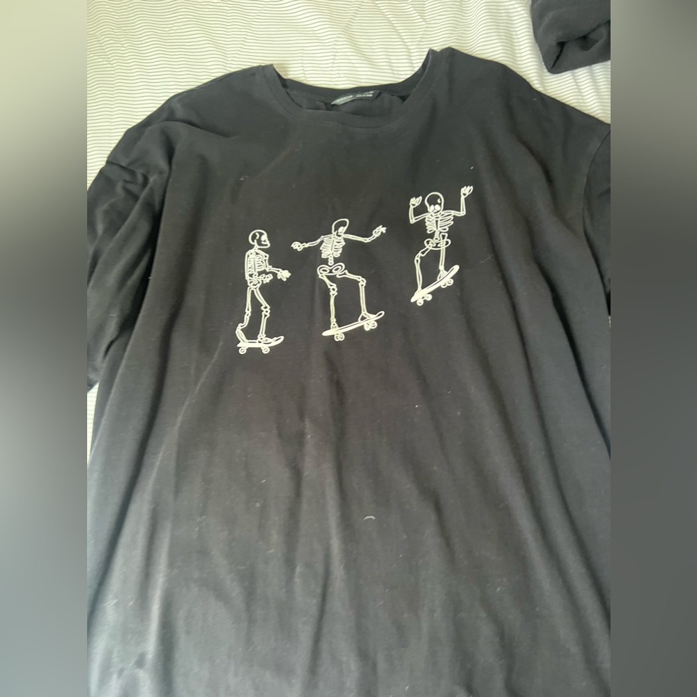 Three Skeleton Oversized Shirt